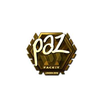Sticker | paz (Gold) | London 2018