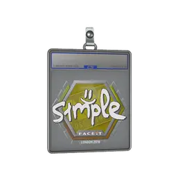 Sticker Slab | s1mple | London 2018 image