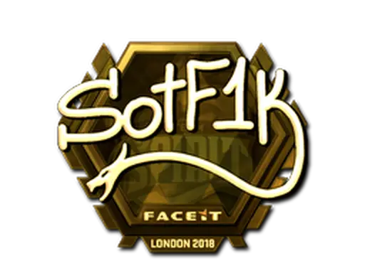 Sticker | S0tF1k (Gold) | London 2018