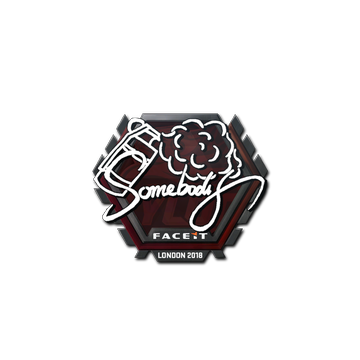 Sticker | somebody | London 2018