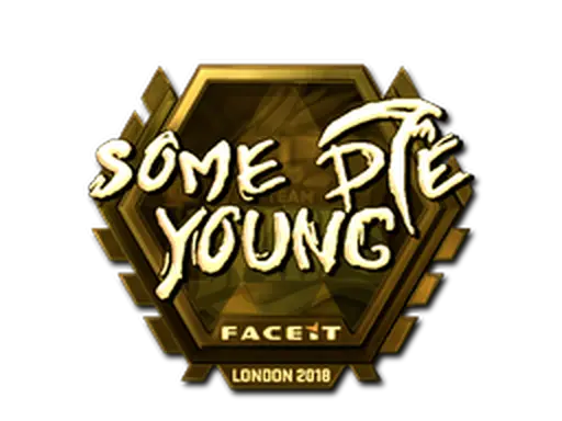 Sticker | sdy (Gold) | London 2018