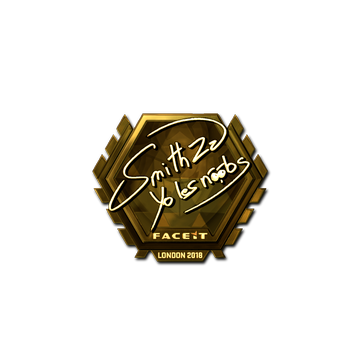 Sticker | SmithZz (Gold) | London 2018