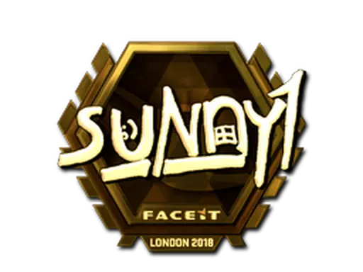 Sticker | suNny (Gold) | London 2018