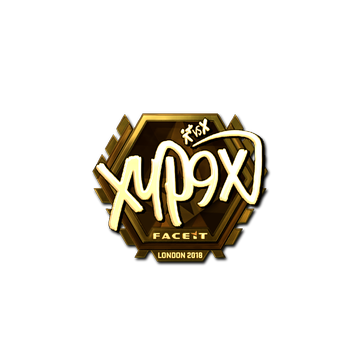 Sticker | Xyp9x (Gold) | London 2018