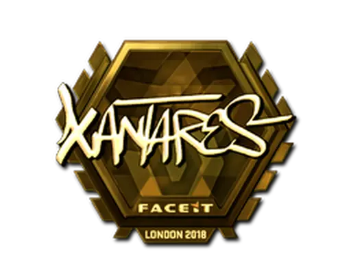 Sticker | XANTARES (Gold) | London 2018