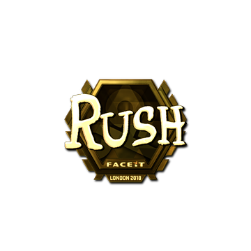 Sticker | RUSH (Gold) | London 2018
