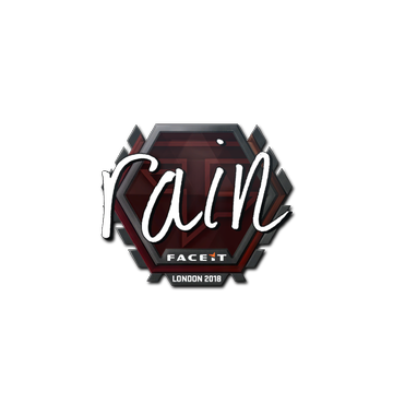 Sticker | rain | London 2018