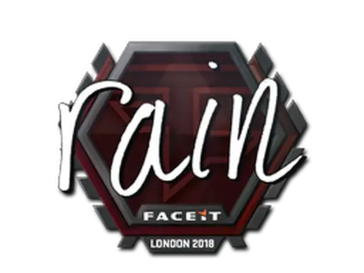 Sticker | rain | London 2018