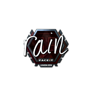 Sticker | rain (Foil) | London 2018