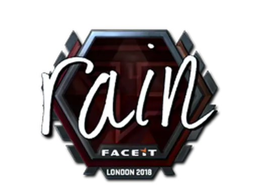 Sticker | rain (Foil) | London 2018