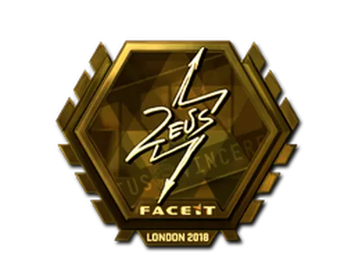Sticker | Zeus (Gold) | London 2018