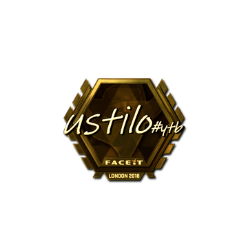 Sticker | USTILO (Gold) | London 2018