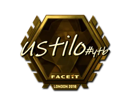 Sticker | USTILO (Gold) | London 2018