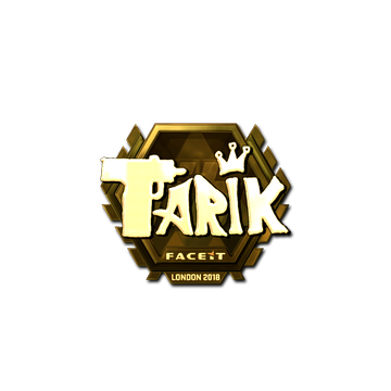 Sticker | tarik (Gold) | London 2018