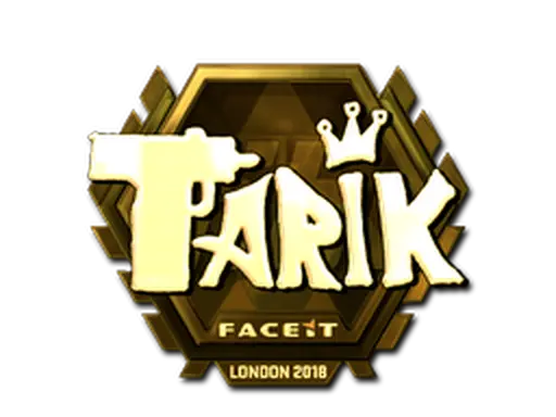 Sticker | tarik (Gold) | London 2018