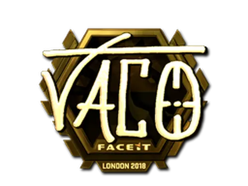 Sticker | TACO (Gold) | London 2018