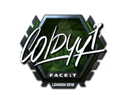 Sticker | COLDYY1 (Foil) | London 2018