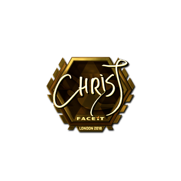 Sticker | chrisJ (Gold) | London 2018