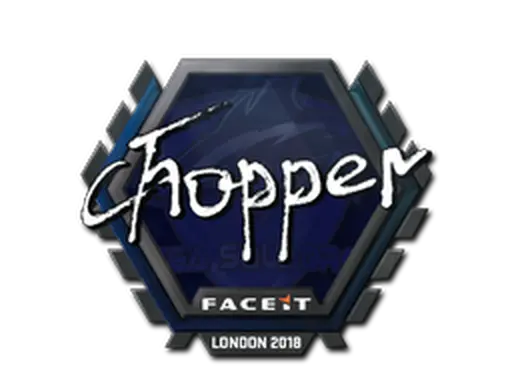 Sticker | chopper | London 2018