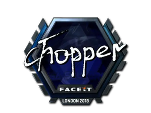 Sticker | chopper (Foil) | London 2018