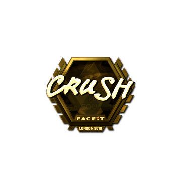 Sticker | crush (Gold) | London 2018