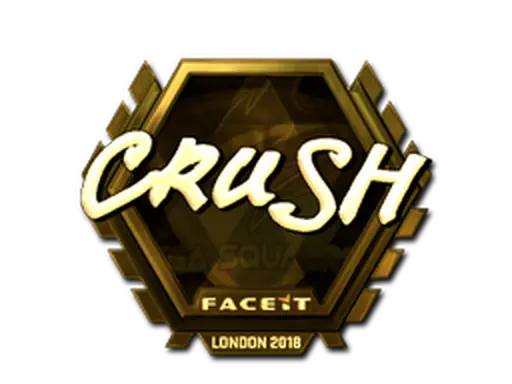 Sticker | crush (Gold) | London 2018