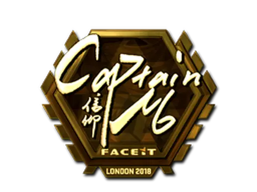 Sticker | captainMo (Gold) | London 2018