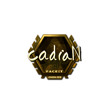 Sticker | cadiaN (Gold) | London 2018