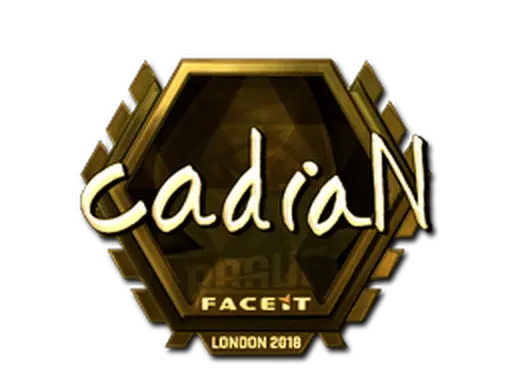 Sticker | cadiaN (Gold) | London 2018