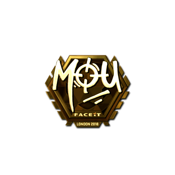 Sticker | mou (Gold) | London 2018