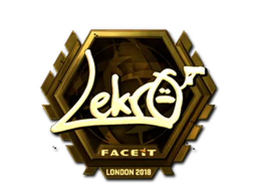 Sticker | Lekr0 (Gold) | London 2018