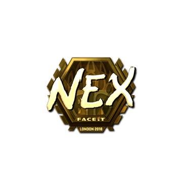 Sticker | nex (Gold) | London 2018