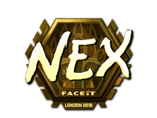 Sticker | nex (Gold) | London 2018