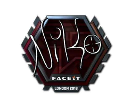 Sticker | NiKo (Foil) | London 2018