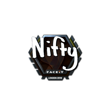 Sticker | Nifty (Foil) | London 2018