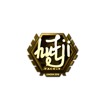 Sticker | hutji (Gold) | London 2018