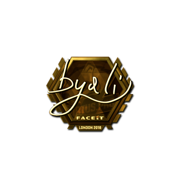 Sticker | byali (Gold) | London 2018