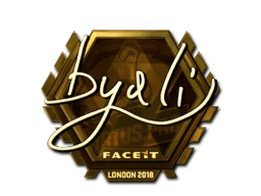 Sticker | byali (Gold) | London 2018