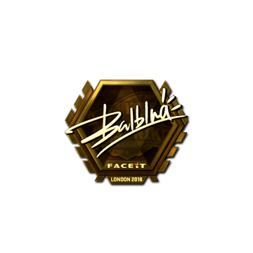 Sticker | balblna (Gold) | London 2018