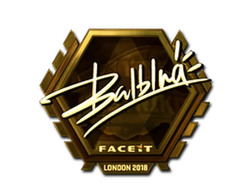 Sticker | balblna (Gold) | London 2018