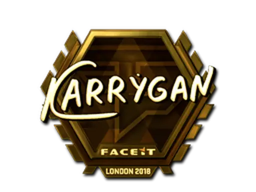 Sticker | karrigan (Gold) | London 2018