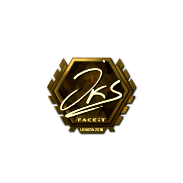 Sticker | jks (Gold) | London 2018