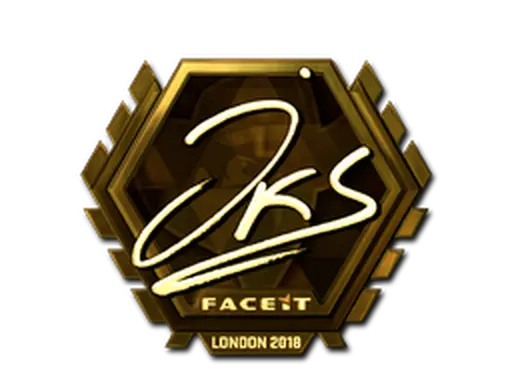 Sticker | jks (Gold) | London 2018
