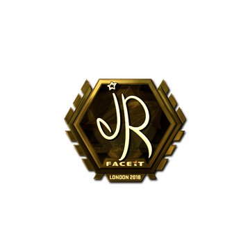 Sticker | jR (Gold) | London 2018