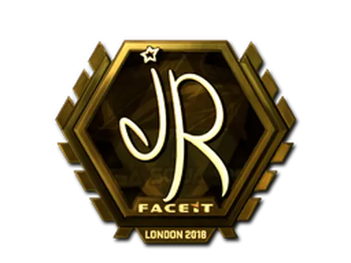 Sticker | jR (Gold) | London 2018