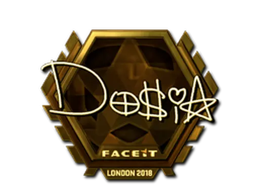 Sticker | Dosia (Gold) | London 2018