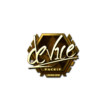 Sticker | device (Gold) | London 2018