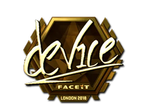 Sticker | device (Gold) | London 2018