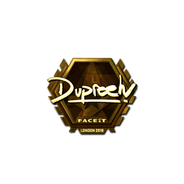 Sticker | dupreeh (Gold) | London 2018