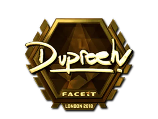 Sticker | dupreeh (Gold) | London 2018